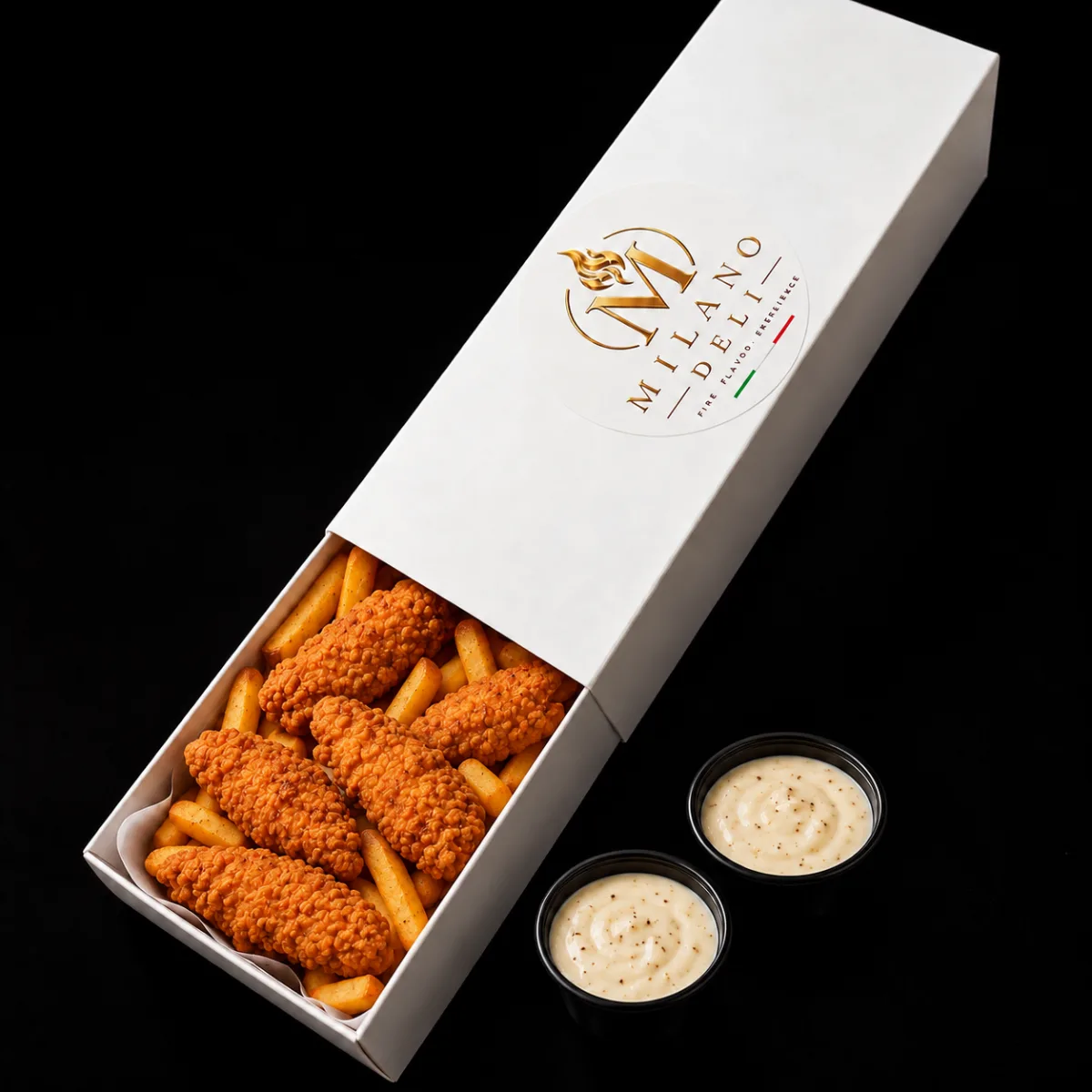 Crispy box cu 5 bucăți pui crispy