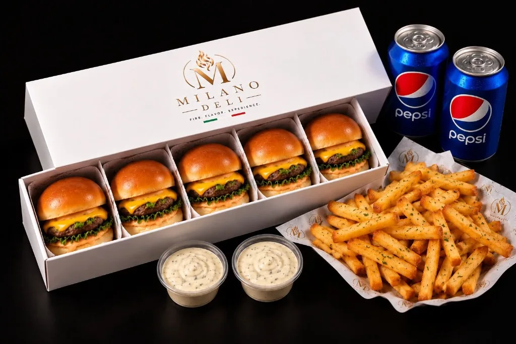 School crew box cu 5 burgeri