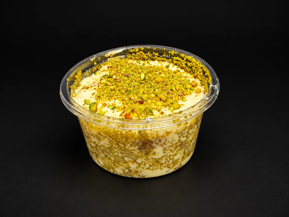 Tiramisu cu cremă de fistic